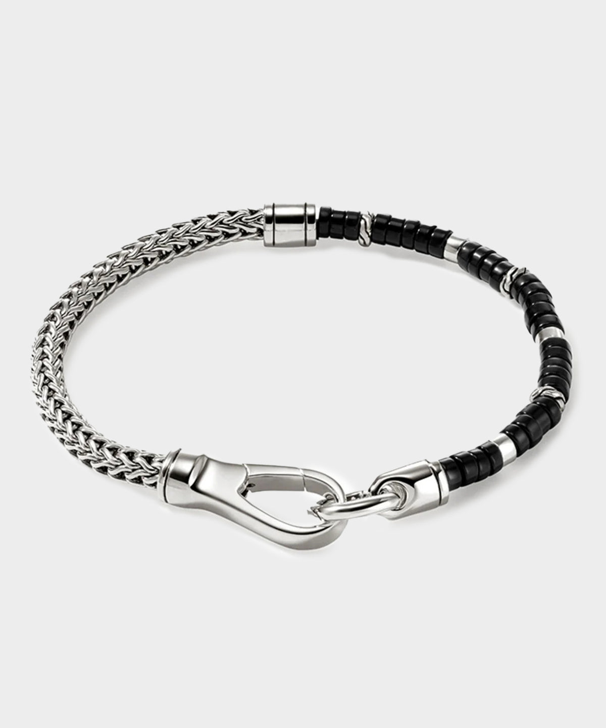 John Hardy Sterling Silver Heishi Chain Bracelet