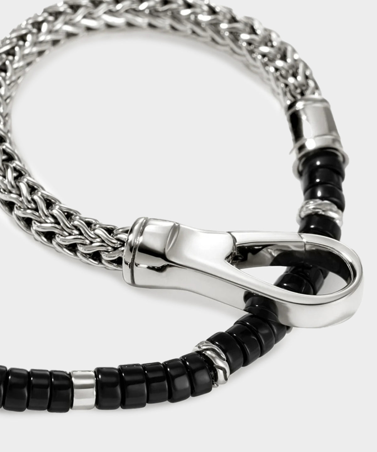 John Hardy Sterling Silver Heishi Chain Bracelet