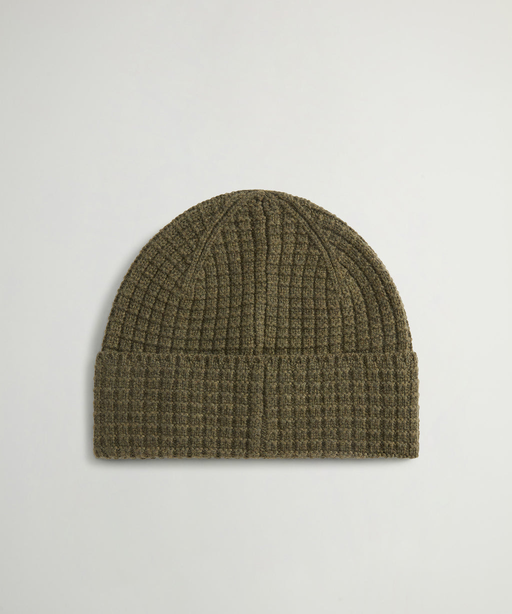 Todd Snyder x Woolrich Wool-Cashmere Waffle Beanie