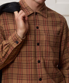 Italian Double-Brushed Flannel Shirt