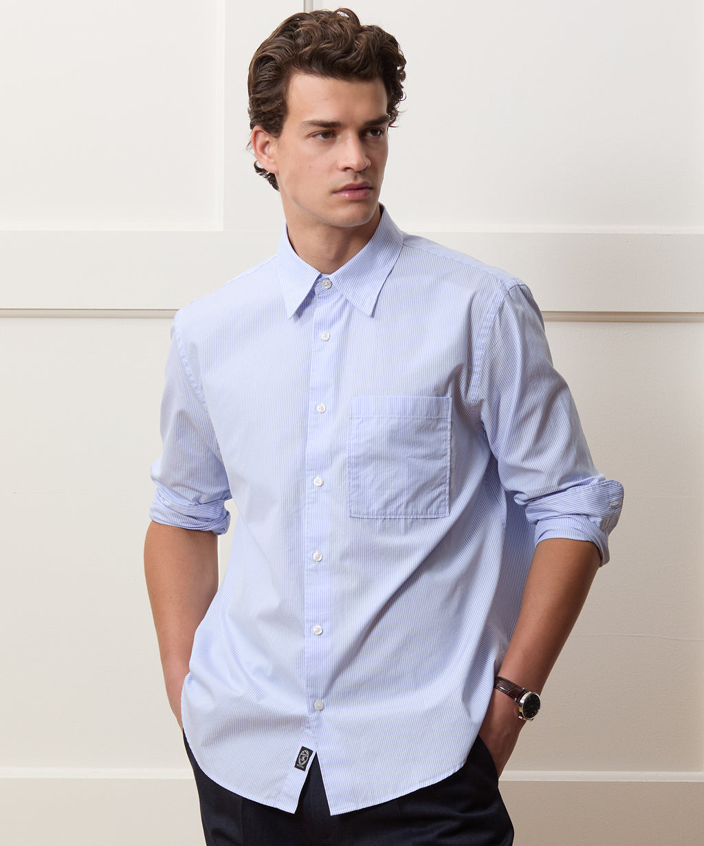 Easy Cut Poplin Sport Shirt