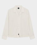 Brushed Poplin Camp Collar Shirt