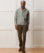 Brushed Poplin Camp Collar Shirt
