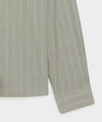 Brushed Poplin Camp Collar Shirt