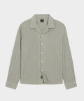 Brushed Poplin Camp Collar Shirt
