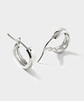 John Hardy Sterling Silver Surf Huggie Earring, 12MM
