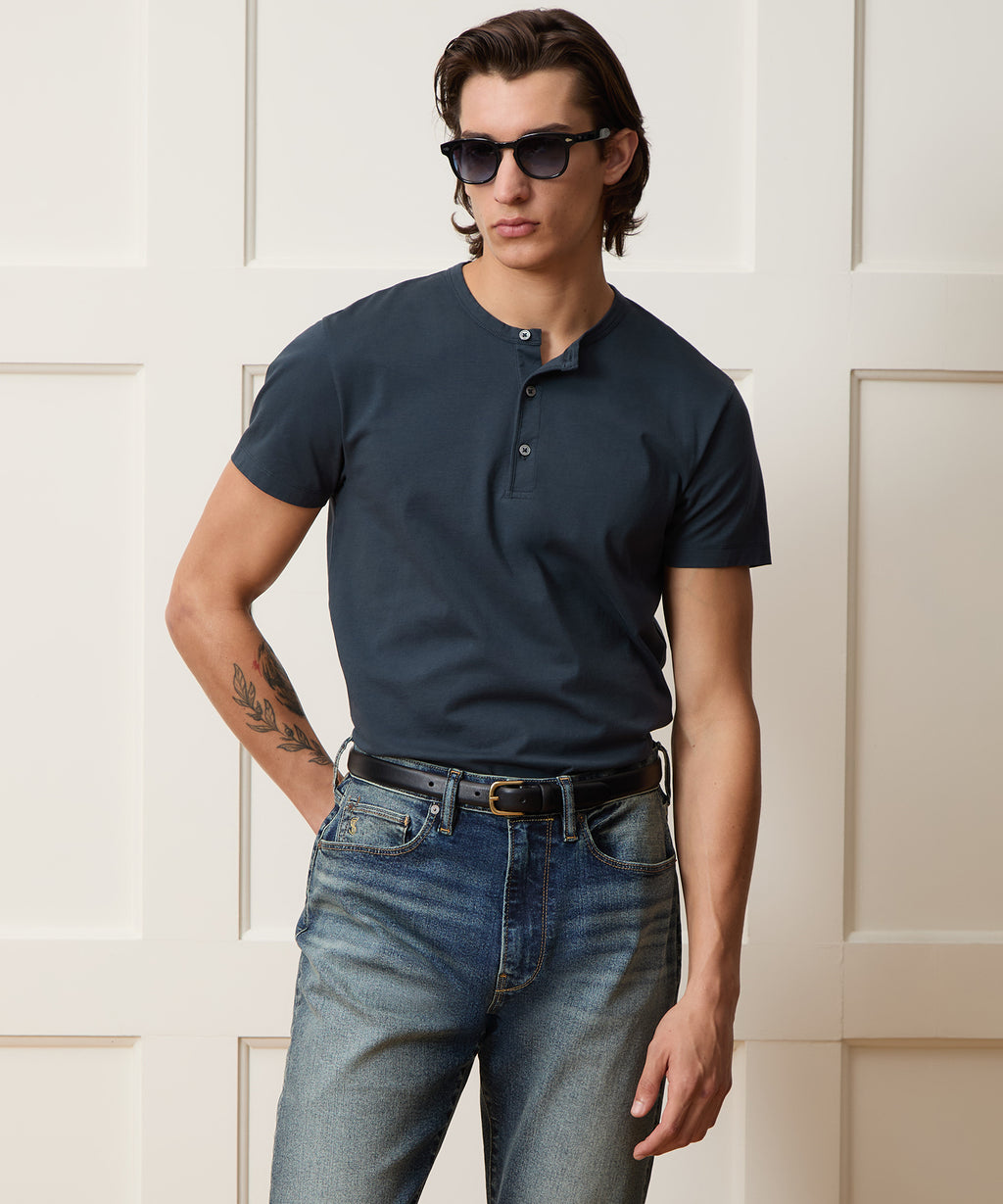 Premium Jersey Henley