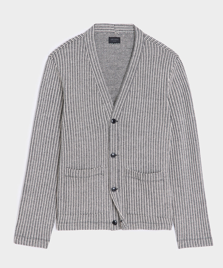 Ribbed Cotton Cardigan