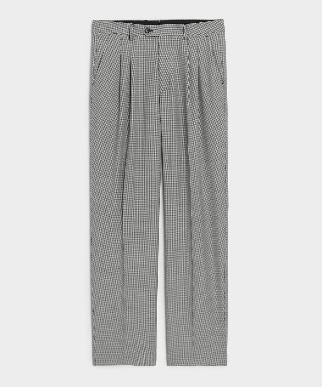 Italian Wool Houndstooth Wythe Trouser