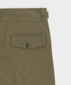 Italian Heathered Cotton Gurkha Trouser