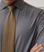 Italian Cotton Open Weave Knit Tie
