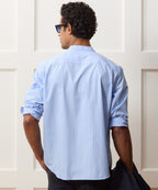 Poplin Band Collar Shirt