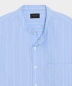 Poplin Band Collar Shirt