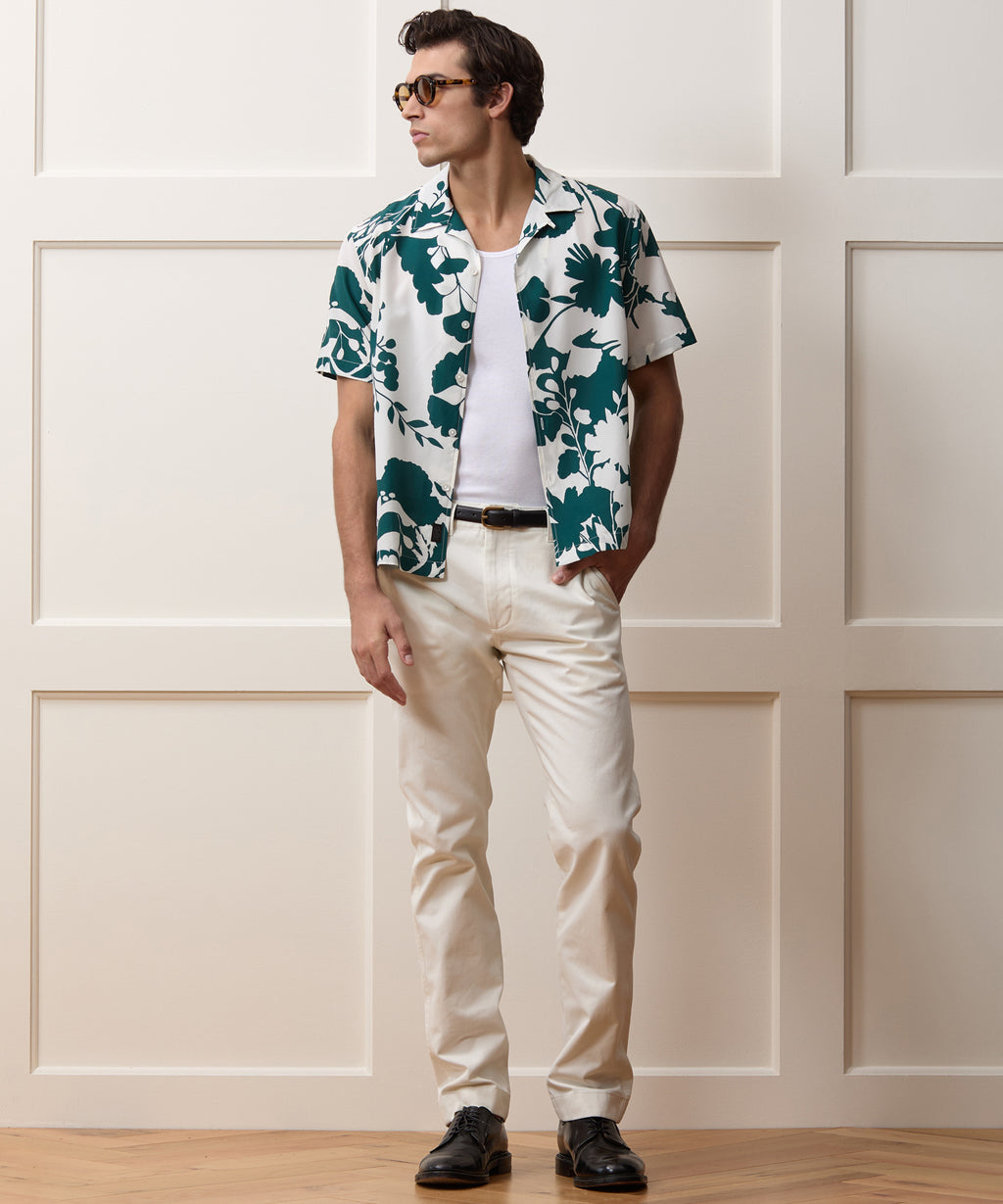 Silk-Cotton Capri Shirt