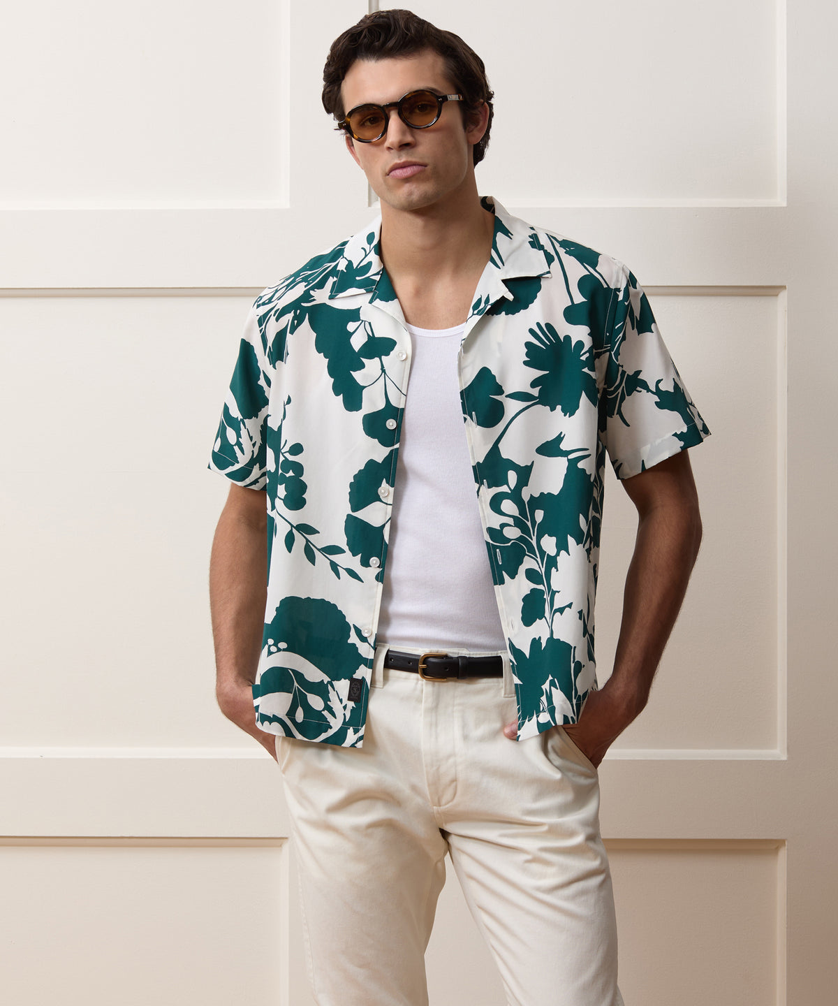 Silk-Cotton Capri Shirt