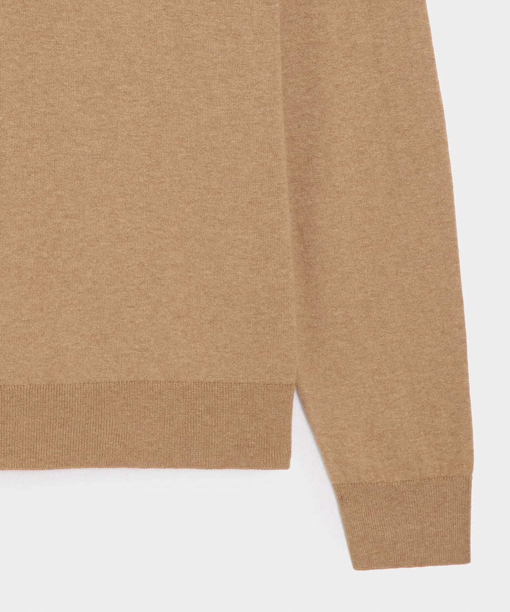 Cotton-Cashmere Crewneck Sweater