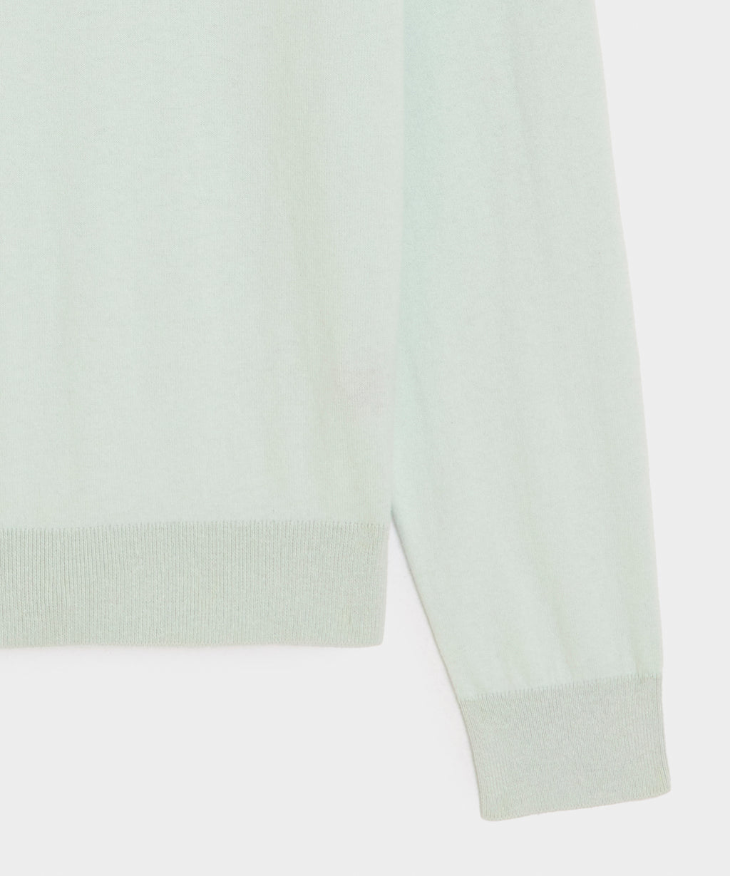 Cotton-Cashmere Crewneck Sweater