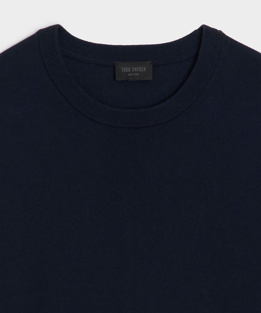 Cotton-Cashmere Crewneck Sweater