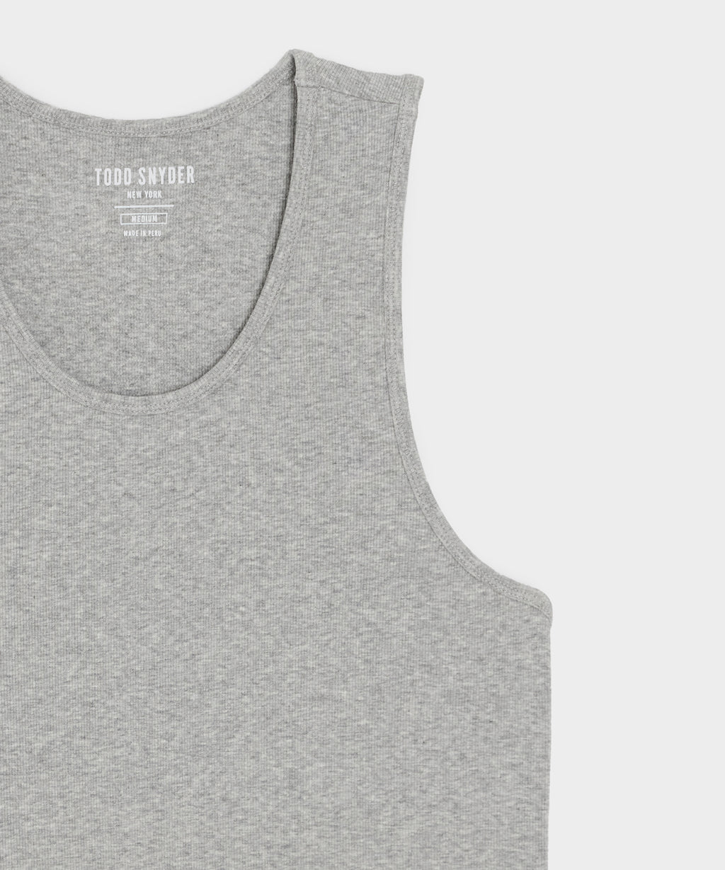Slim Ribbed Tank