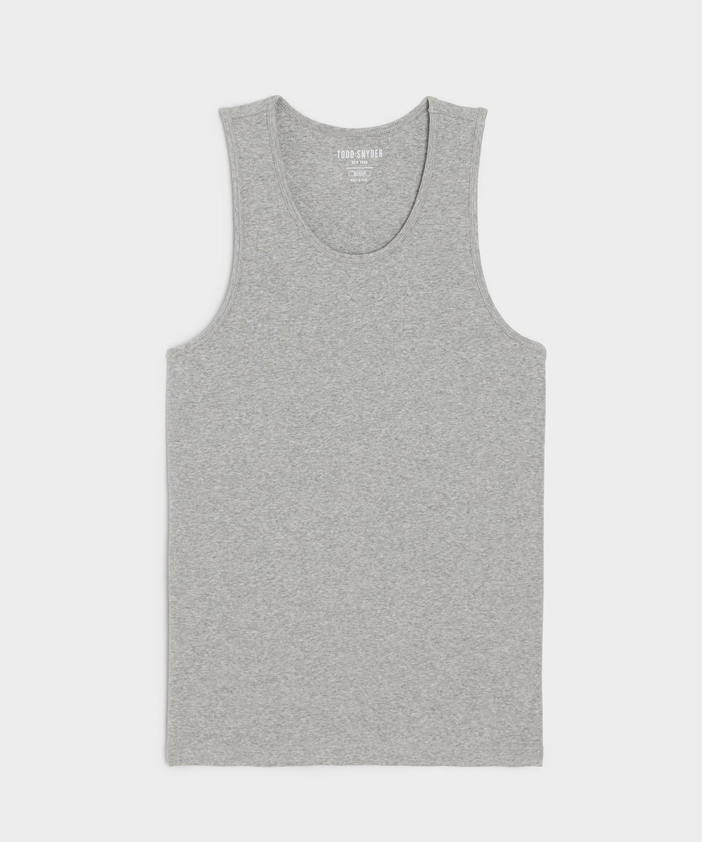 Slim Ribbed Tank
