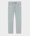 Slim Selvedge Jean in Faded Light Indigo