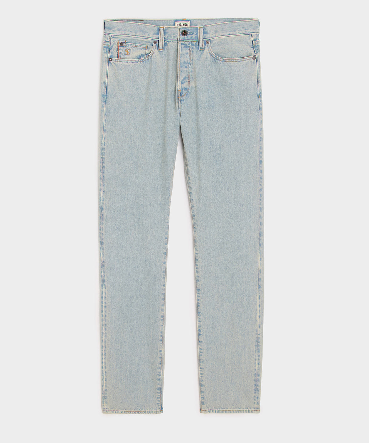 Slim Selvedge Jean in Faded Light Indigo
