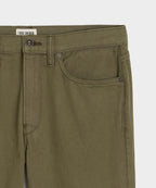 Straight Garment-Dyed Jean in Olive