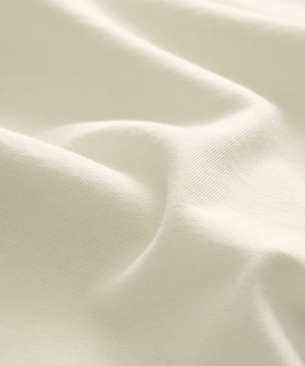 Boxy Jersey Mockneck Tee