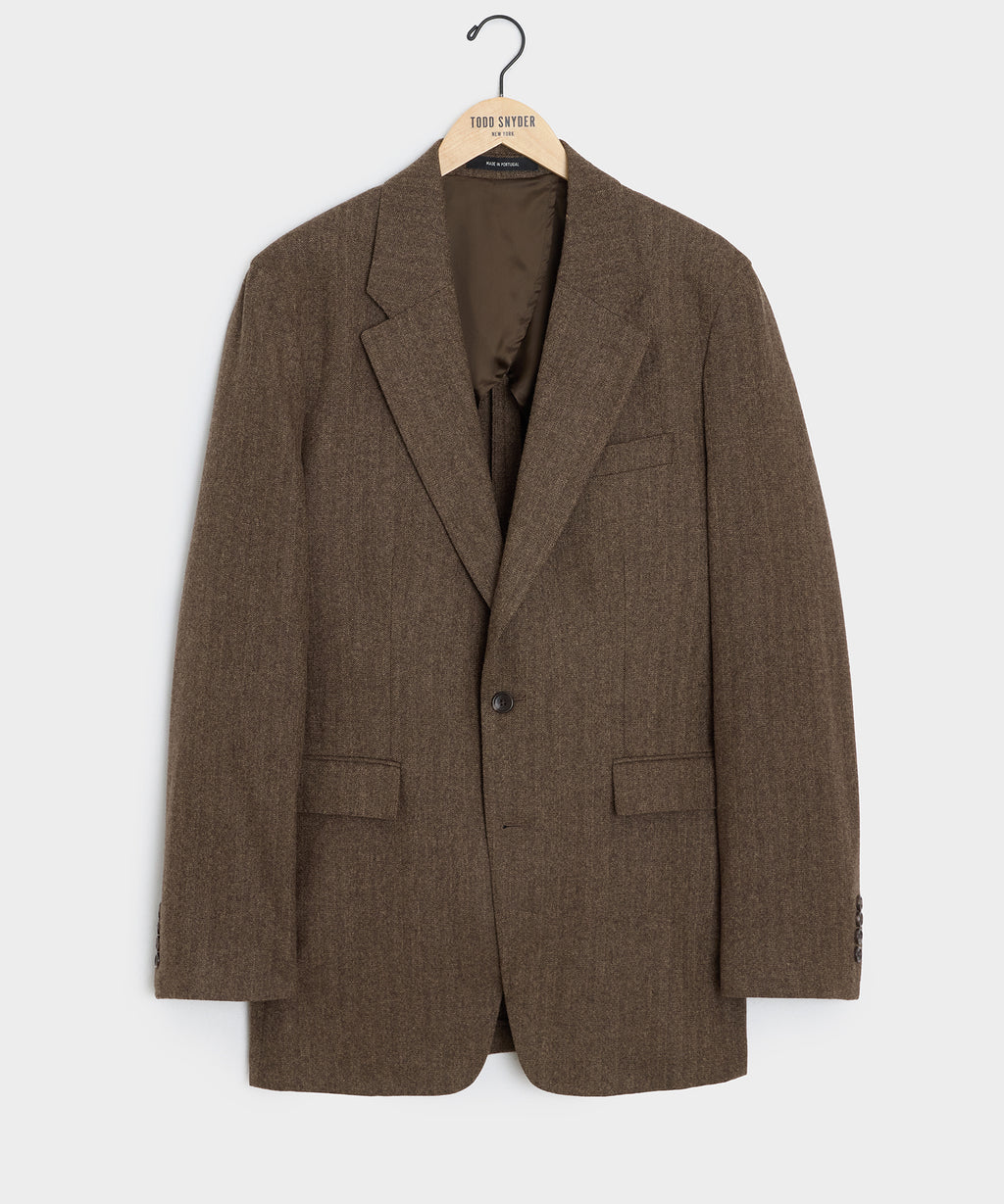 Italian Flannel Herringbone Wythe Jacket