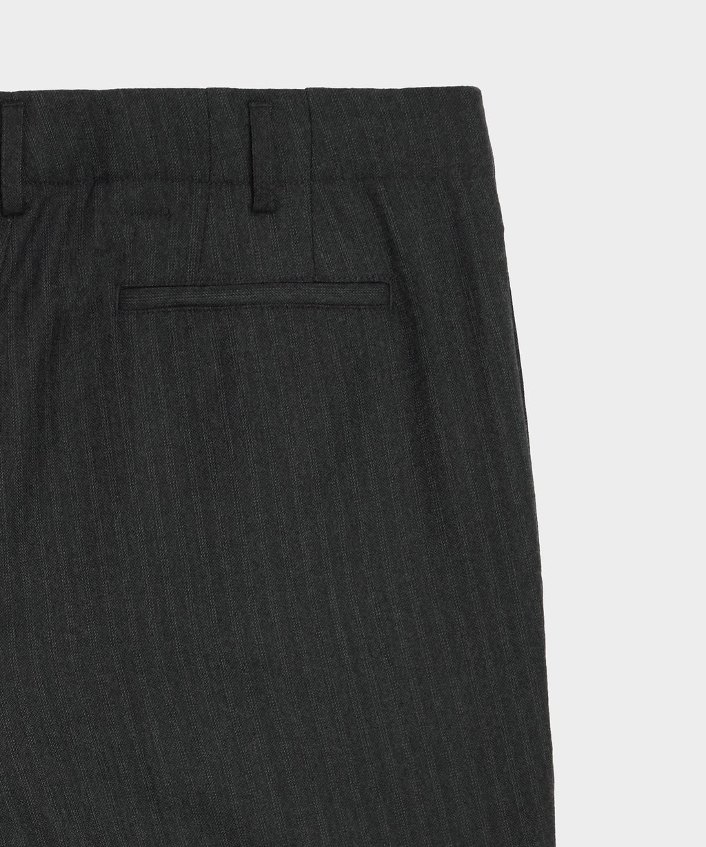 Italian Flannel Striped Hollywood Trouser