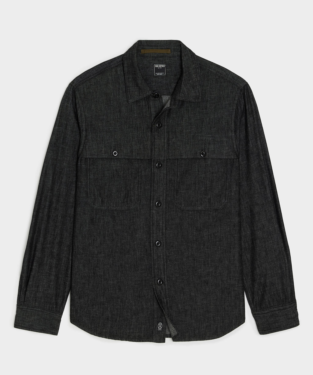 Denim Cape Shirt
