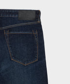 Straight Japanese Selvedge Stretch Jean in Worn Indigo