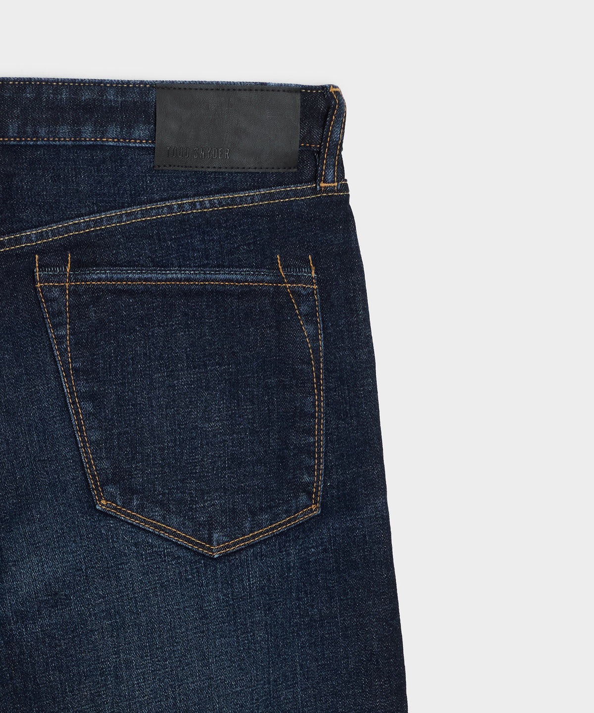 Straight Japanese Selvedge Stretch Jean in Worn Indigo