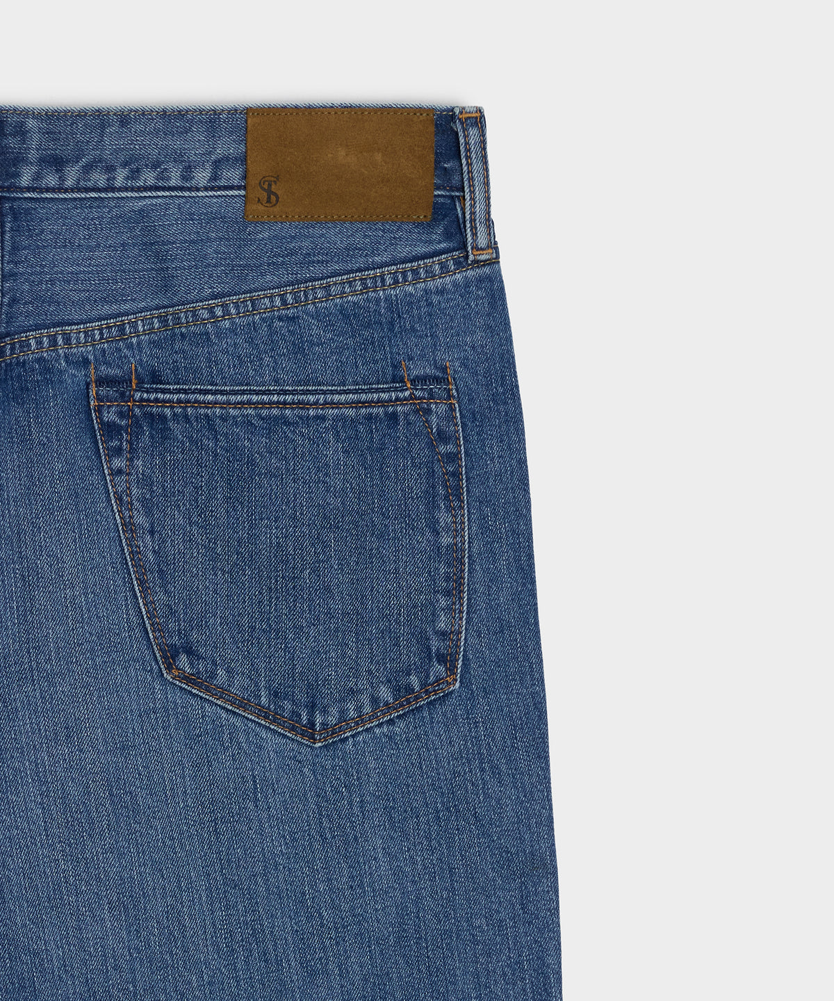 Western Jean in Vintage Blue