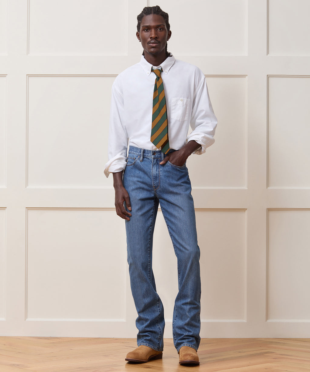 Western Jean in Vintage Blue