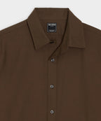 Cotton Twill Long Point Collar Shirt