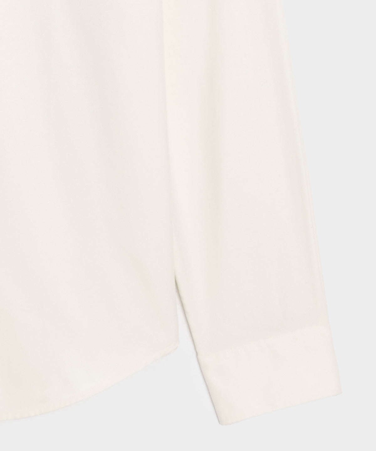 Cotton Twill Long Point Collar Shirt