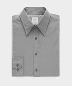 Slim Twill Long Collar Dress Shirt