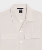 Relaxed Twill CPO Overshirt