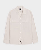 Relaxed Twill CPO Overshirt