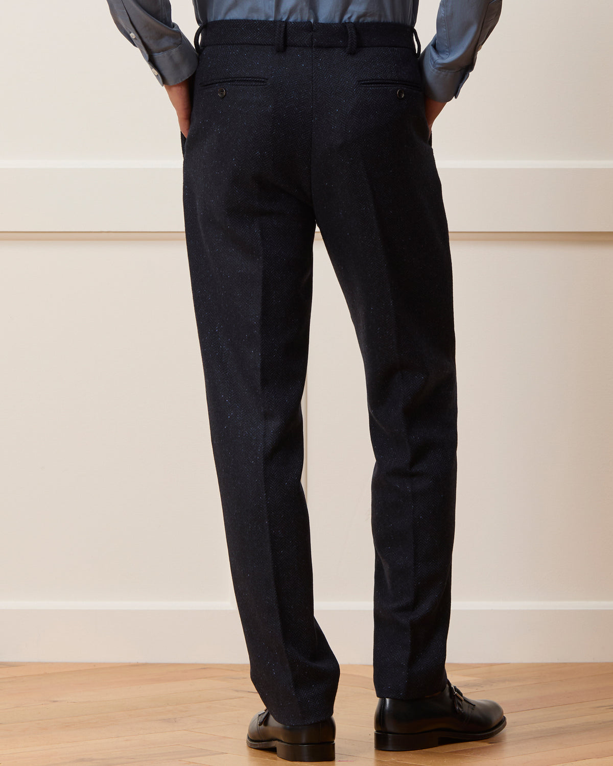 Italian Donegal Herringbone Sutton Trouser