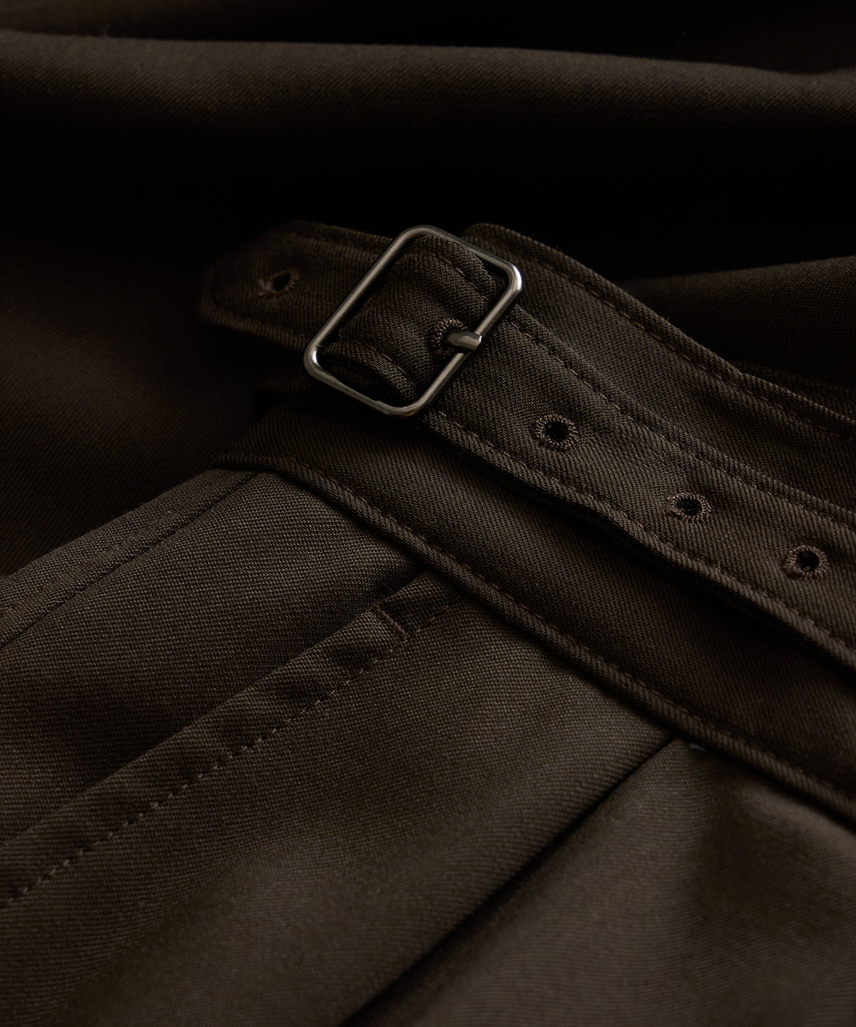 Italian Gabardine Single Belt Gurkha Trouser