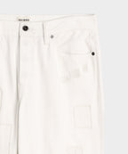 Relaxed Selvedge Jean in Distressed White