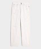 Relaxed Selvedge Jean in Distressed White
