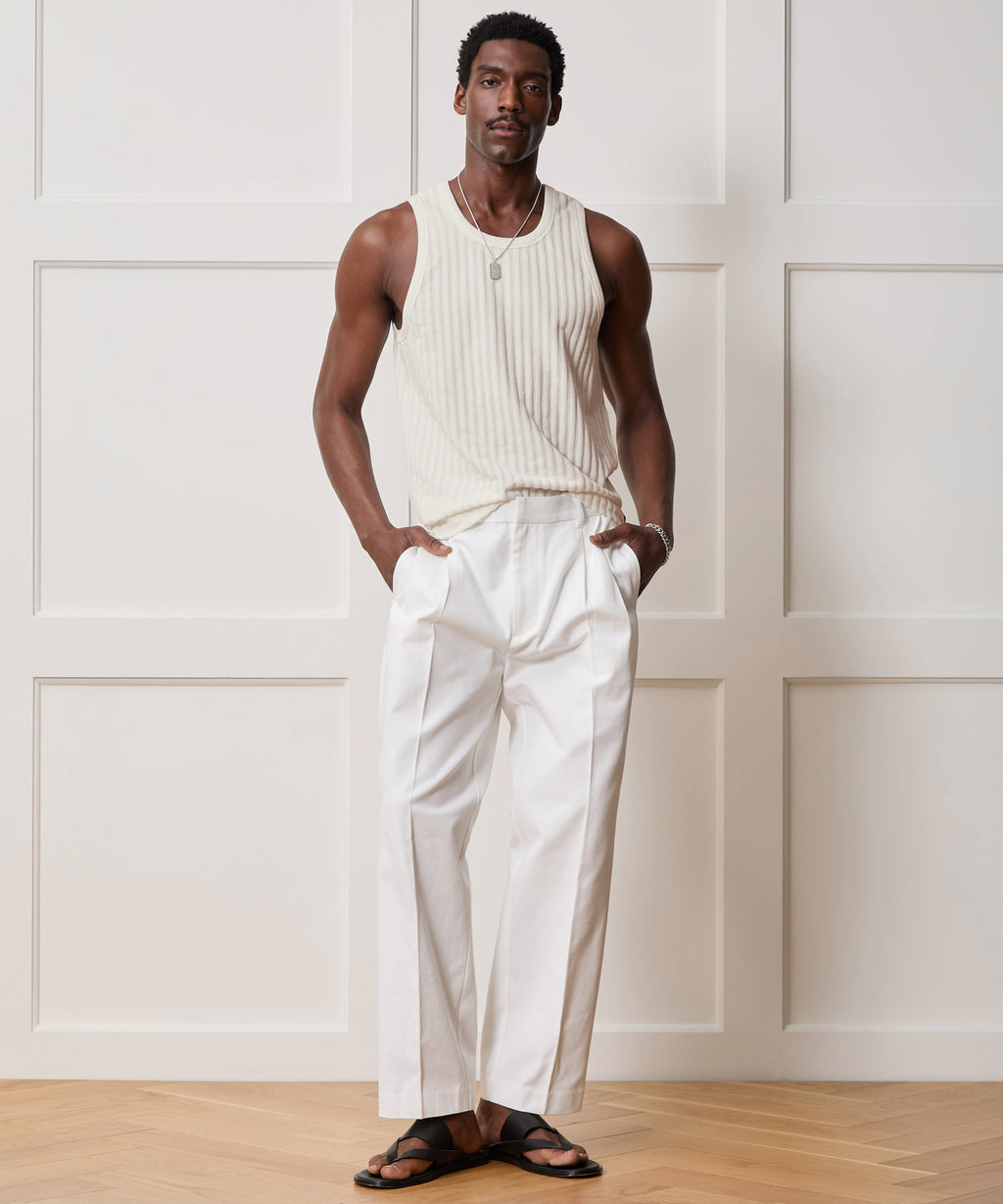 Ribbed Terry Tank