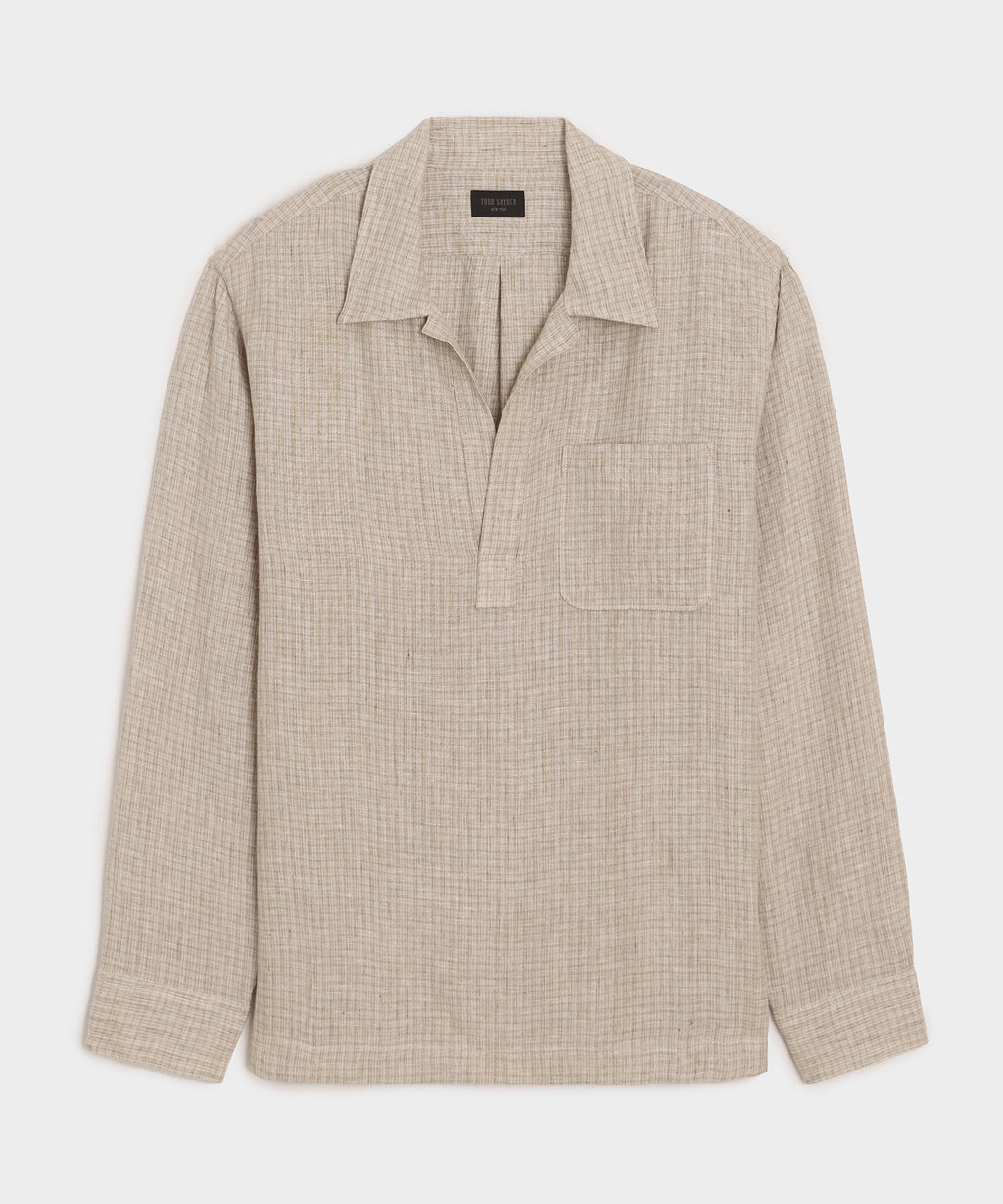 Linen Popover Shirt