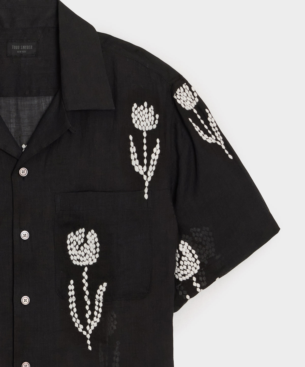 Embroidered Capri Shirt