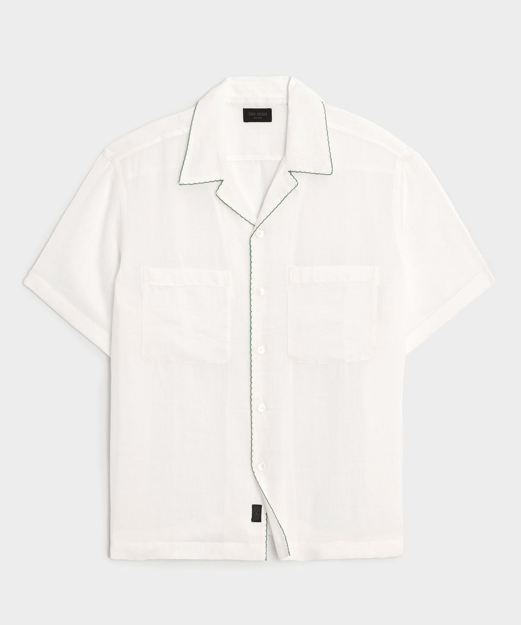 Embroidered Capri Shirt