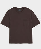 Lightweight Terry Cloth Short-Sleeve Sweatshirt