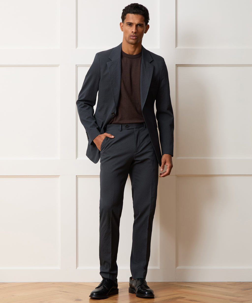 Italian Seersucker Sutton Jacket